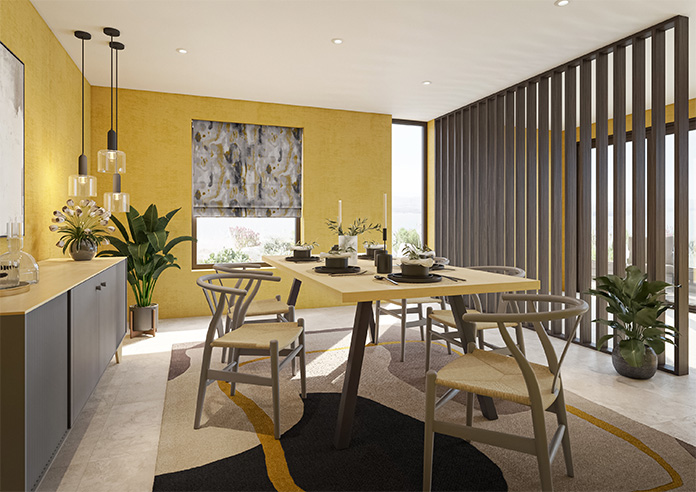 Interstellar, Grey - Roman Blind - Image 6
